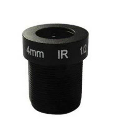 MOQ 100pcs S-Mount lens, 4.0mm, M12, 1/2.7'', F2.6, 3MP