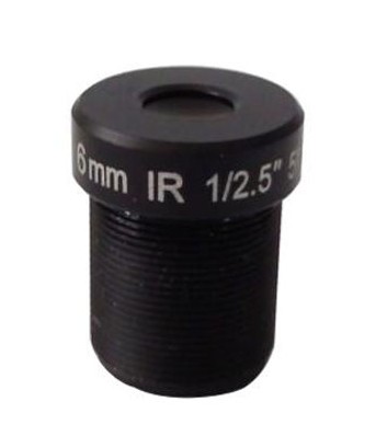 S-Mount lens, 8.0mm, M12, 1/2.7'', F2.4, 3MP