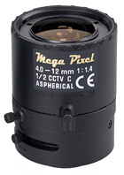 C-Mount 1.2 Megapixel Lens 1/2"  4-12mm, 1.4-C