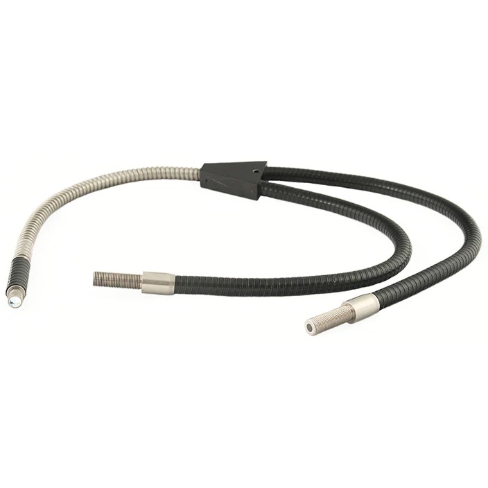 Combination dual gooseneck/flexible cable, length=48 in. active fiber diameter .354 in. 1/2-20 T