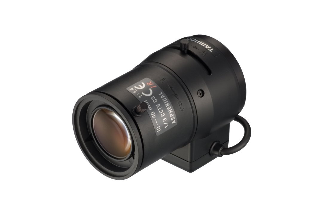 CS Mount, 720p, 1/3'' sensor, Aperture 1.4-360, FL 10 - 40mm, DC