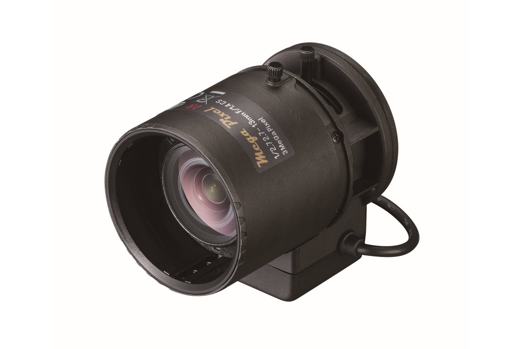 CS-Mount 3 Megapixel Lens  1/2.7" sensor, FL 2.7 - 13mm, Aperture 1.4-360, DC iris