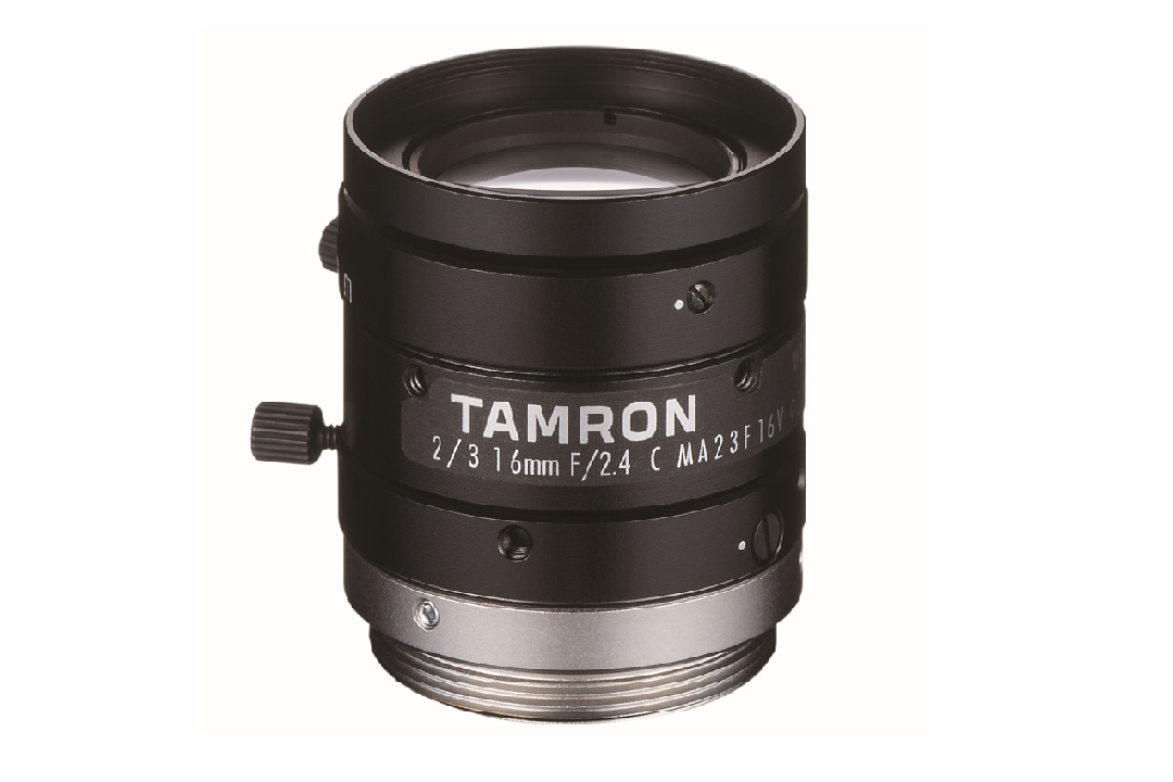 2/3'' C-Mount, F2.4, FL 16mm, Filter size M27, 2,74µm 8MP, Rugged mechanical design