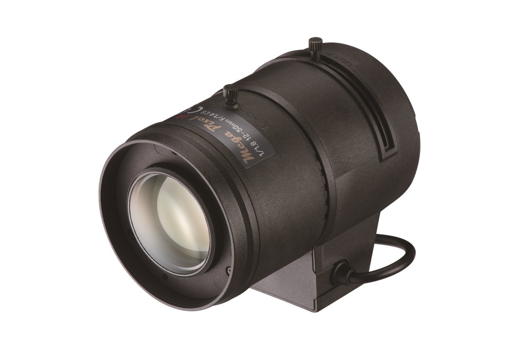 CS-Mount 5 Megapixel Lens  1/1.8" sensor, FL 12-50mm, Aperture 1.4-360, DC iris