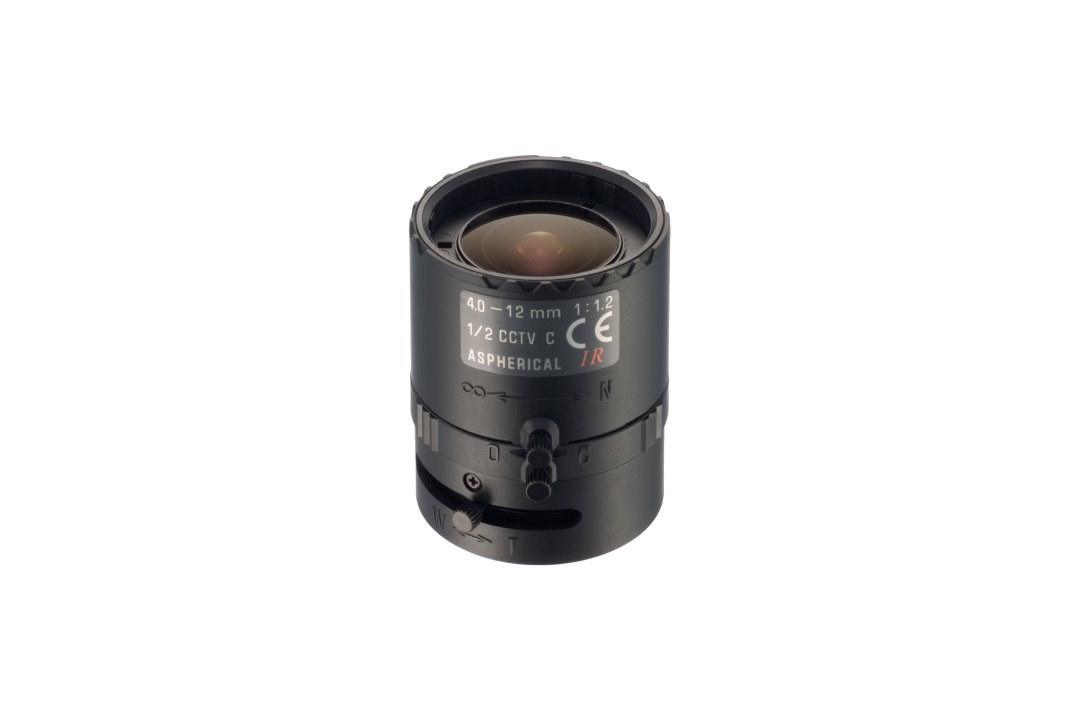 C-Mount Vari-Focal Lens Manual Iris 12VM412ASIR mount: C Size: 1/2" Aperture: 1,2 - C