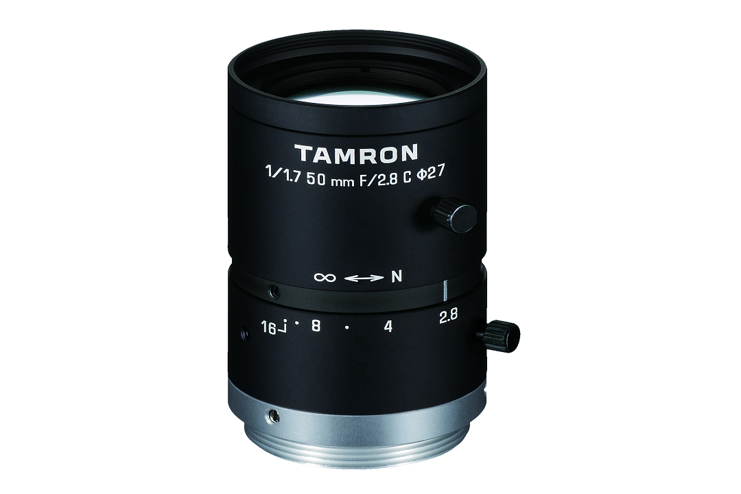 6MP 2.4µm, 1/1.7'', C-mount, F2.4, FL 50mm, Filter size: M27, Ruggedized, Super compact lens