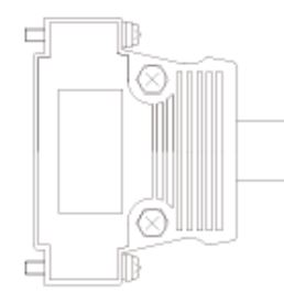 Control Cable, 25-pin D-sub, Plug