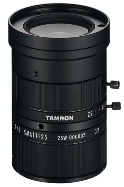 MOQ 50 pcs. 1" SWIR LENS, 25mm, F1.6-22, manual Iris