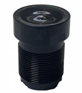 3,9mm M12 lens, 5 MP F1.0, MOD 2 meters, no cut filter