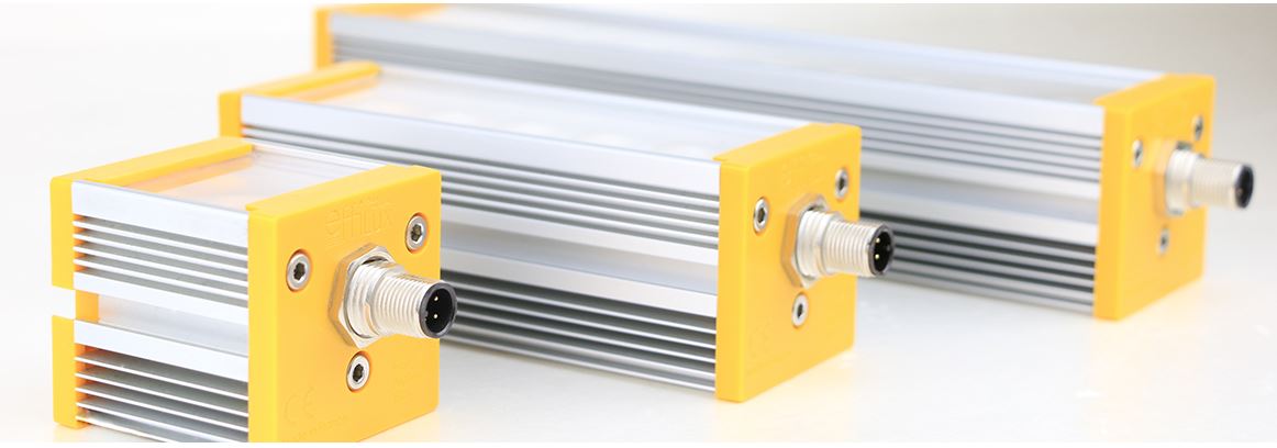 Bar light, correspond to the requested ELB-200SW with IP67, clear cover and lens position P0