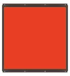 Flat Light (Back Light) Red, 24V