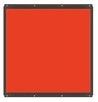 Flat Light (Back Light) Red, 24V