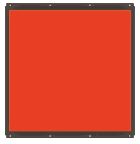 Flat Light (Back Light) Red, 24V