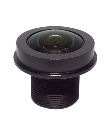 MOQ 100pcs S-Mount lens, 1.6mm, M12, 1/1.8'', F2.0, 5MP