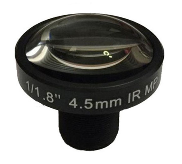 MOQ 100pcs S-Mount lens, 4.5mm, M12, 1/1.8'', F1.8