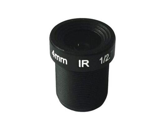 MOQ 100pcs S-Mount lens, 4mm, M12, 1/2.7'', F2.6, 3MP