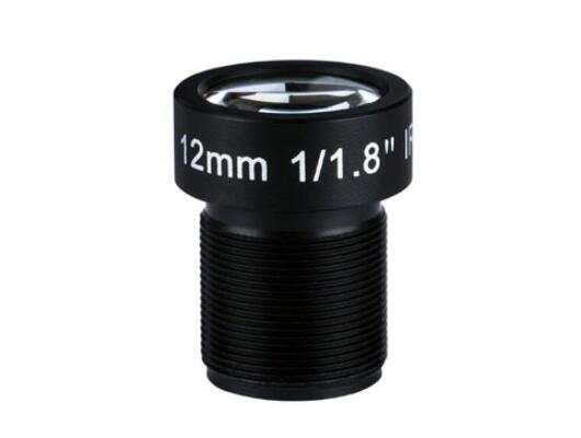 MOQ 100pcs S-Mount lens, 12mm, M12, 1/1.8'', F1.8, 10MP