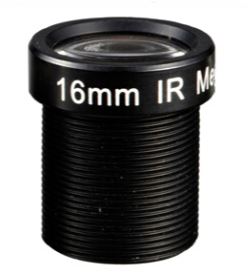 ACM13B1618IRMM/ACM13B1660IRMM MOQ 100pcs S-Mount lens, 16mm, M12, 1/3'', F1.8 F6.0, 3MP