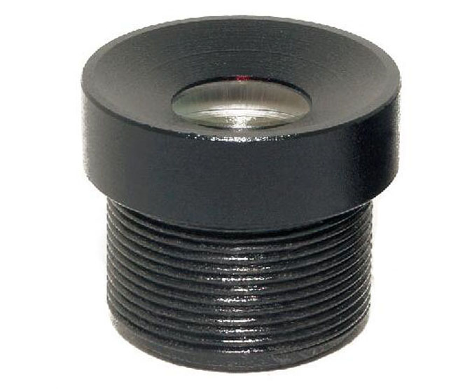 MOQ 100pcs S-Mount lens, 3.1mm, M12, 1/4" , F2.4, 1.3MP