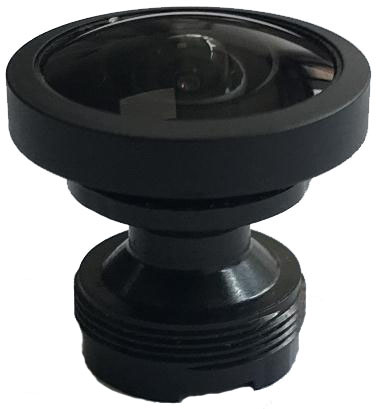 MOQ 100pcs S-Mount lens, 1.7mm, M12, 1/2.3'' , F2.4, 16MP