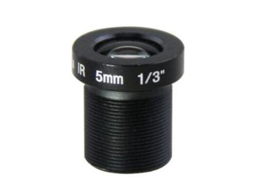 MOQ 100pcs S-Mount lens, 5.0mm, M12, 1/3'' , F2.0, 3MP