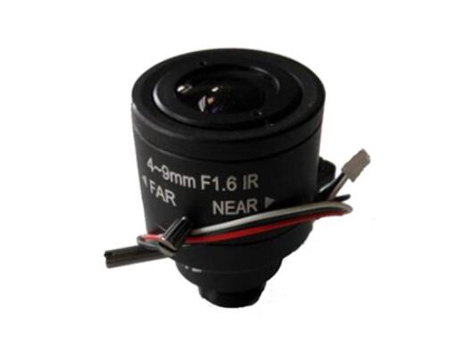MOQ 100pcs S-Mount lens, 4-9mm, M12, 1/3'' , F1.6, 1.3MP