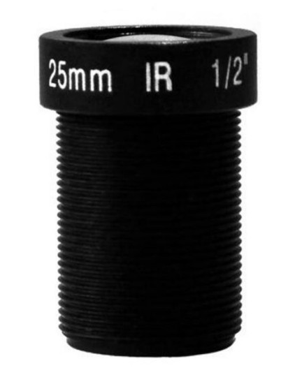MOQ 100pcs S-Mount lens, 2.5mm, M12, 1/4'', F1.8, 1.3MP