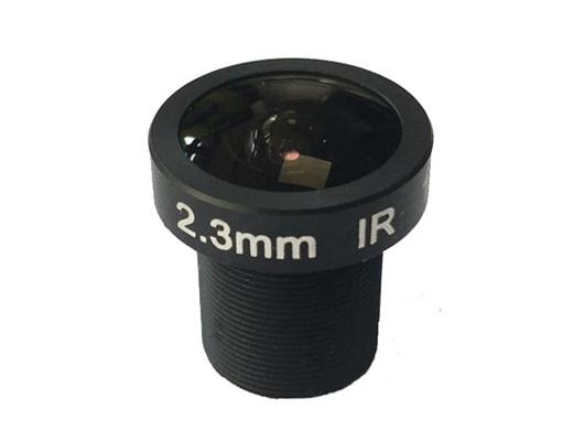 MOQ 100pcs S-Mount lens, 2.3mm, M12, 1/3'' , F2.2, 3.5MP
