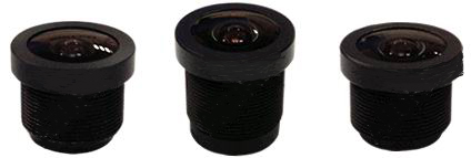 MOQ 100pcs S-Mount lens, 1.8mm, M12, 1/4'' , F2.5, 1MP