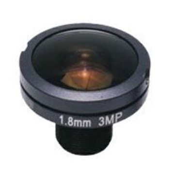 MOQ 100pcs S-Mount lens, 1.8mm, M12, 1/1.8'', F2.8, 3MP
