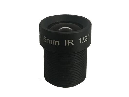 MOQ 100pcs S-Mount lens, 6mm, M12, 1/2'' , F2.0, 3MP