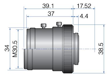 2/3" 5MEGAPIXEL(HR) 16mm  Iris:f/1.4-16  Filter size: M30.5 x P0.5