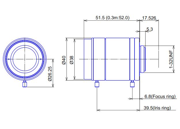 12.5mm F1.4 1.0 Inch 5 MP