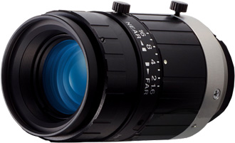 Fixed focal length lens 2/3" for 5 Megapixel camera 16mm iris F1.6-F16 M25.5