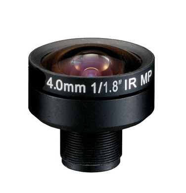 MOQ 100pcs S-Mount lens, 4mm, M12, 1/1.8'', F1.8,