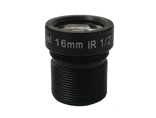 MOQ 100pcs S-Mount lens, 16mm, M12, 1/2'' , F2.0, 3MP