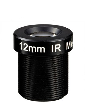 MOQ 100pcs S-Mount lens, 12mm, M12, 1/3'', F1.8, MP