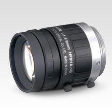 Fixed focal length lens 2/3" for 1.5 Megapixel camera 9mm iris F1.4-F16