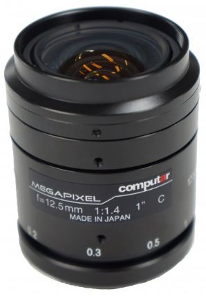 Megapixel Lens Computar 1", 12mm F1.4, Filtersize M35.0, p=0,5mm