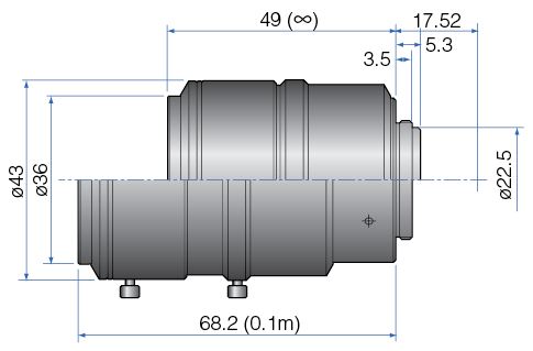 2/3" 10MEGAPIXEL LENSES 35mm Iris:f/2.0-16 Filter size: M34 x P0.5